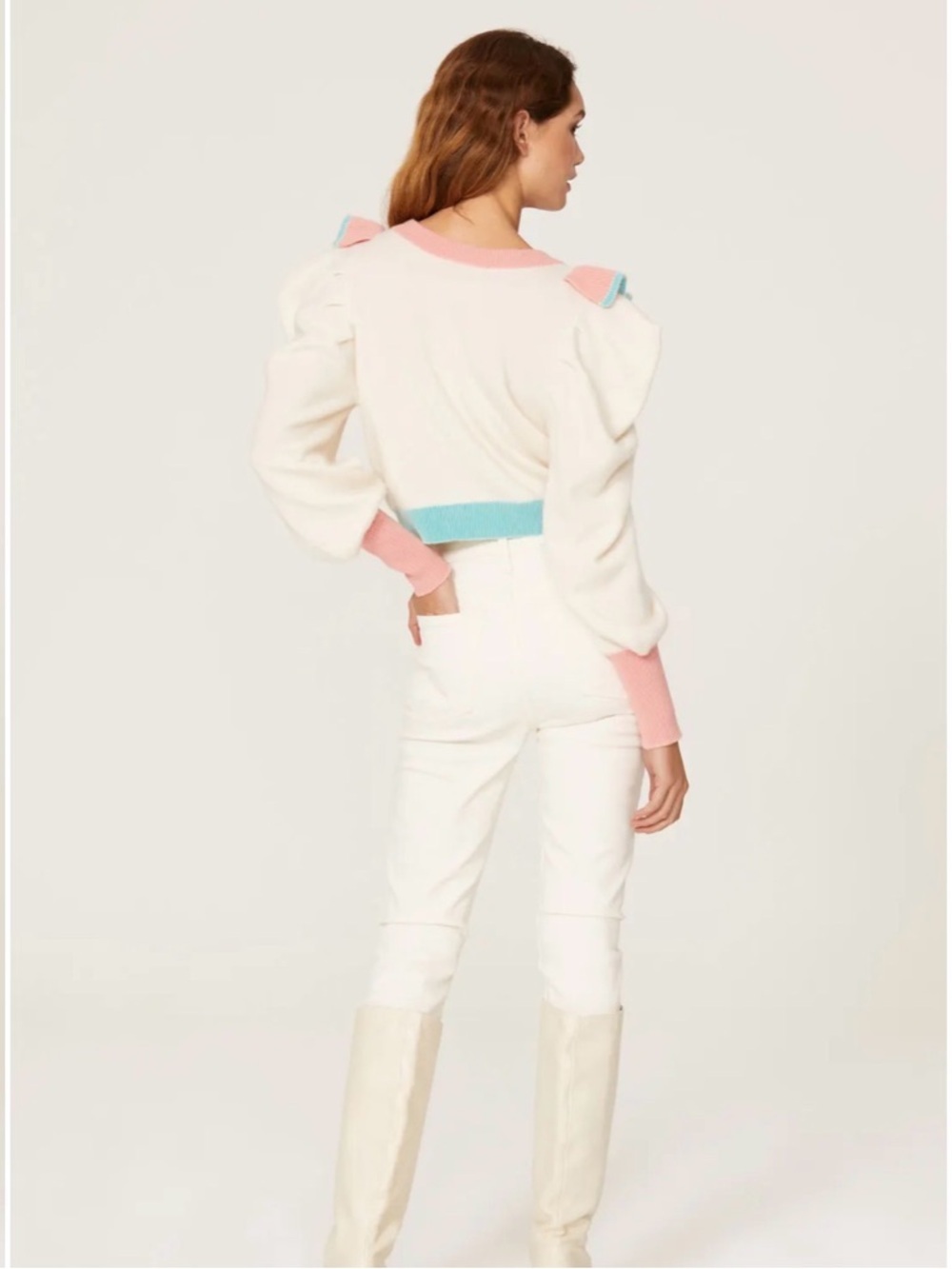 LoveShackFancy Greece Ruffle Sweater - Picture 3 of 7